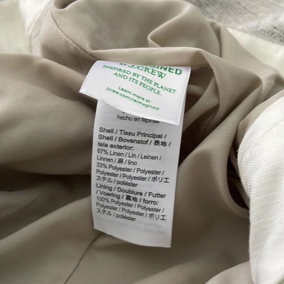 LAST CHANCE J.Crew Kate Linen Blend 10P - Picture 4 of 4